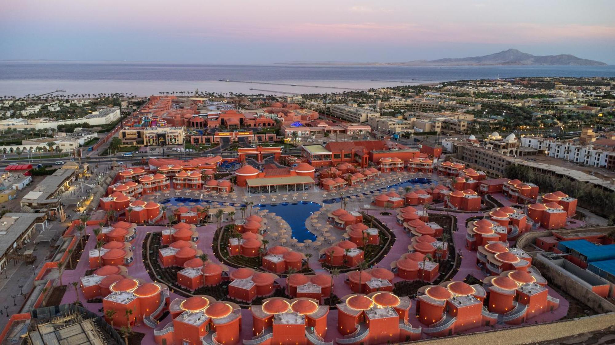 Pickalbatros Laguna Club Resort Sharm El Sheikh Екстер'єр фото Aerial view of the resort
