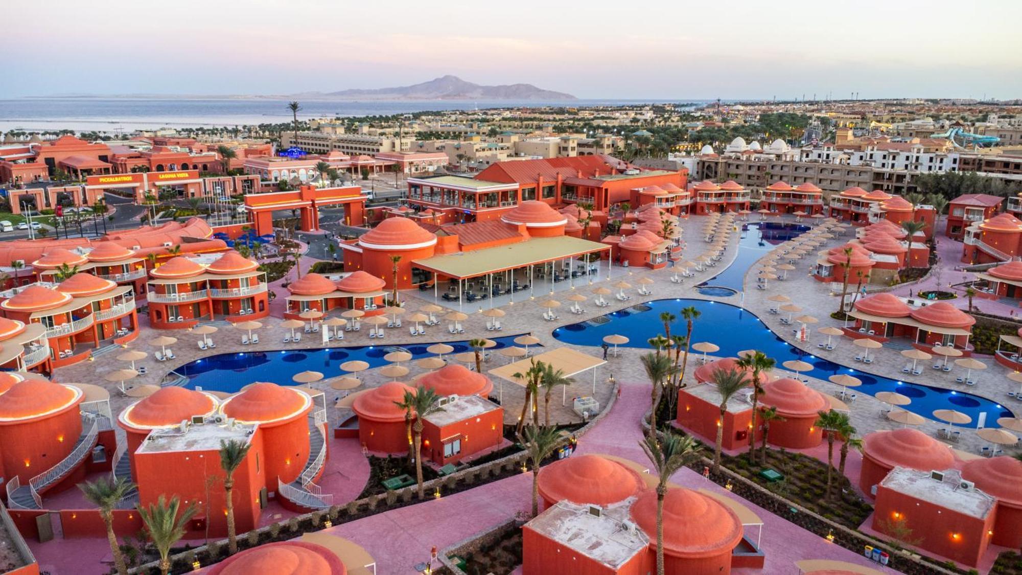 Pickalbatros Laguna Club Resort Sharm El Sheikh Екстер'єр фото Aerial view of the resort