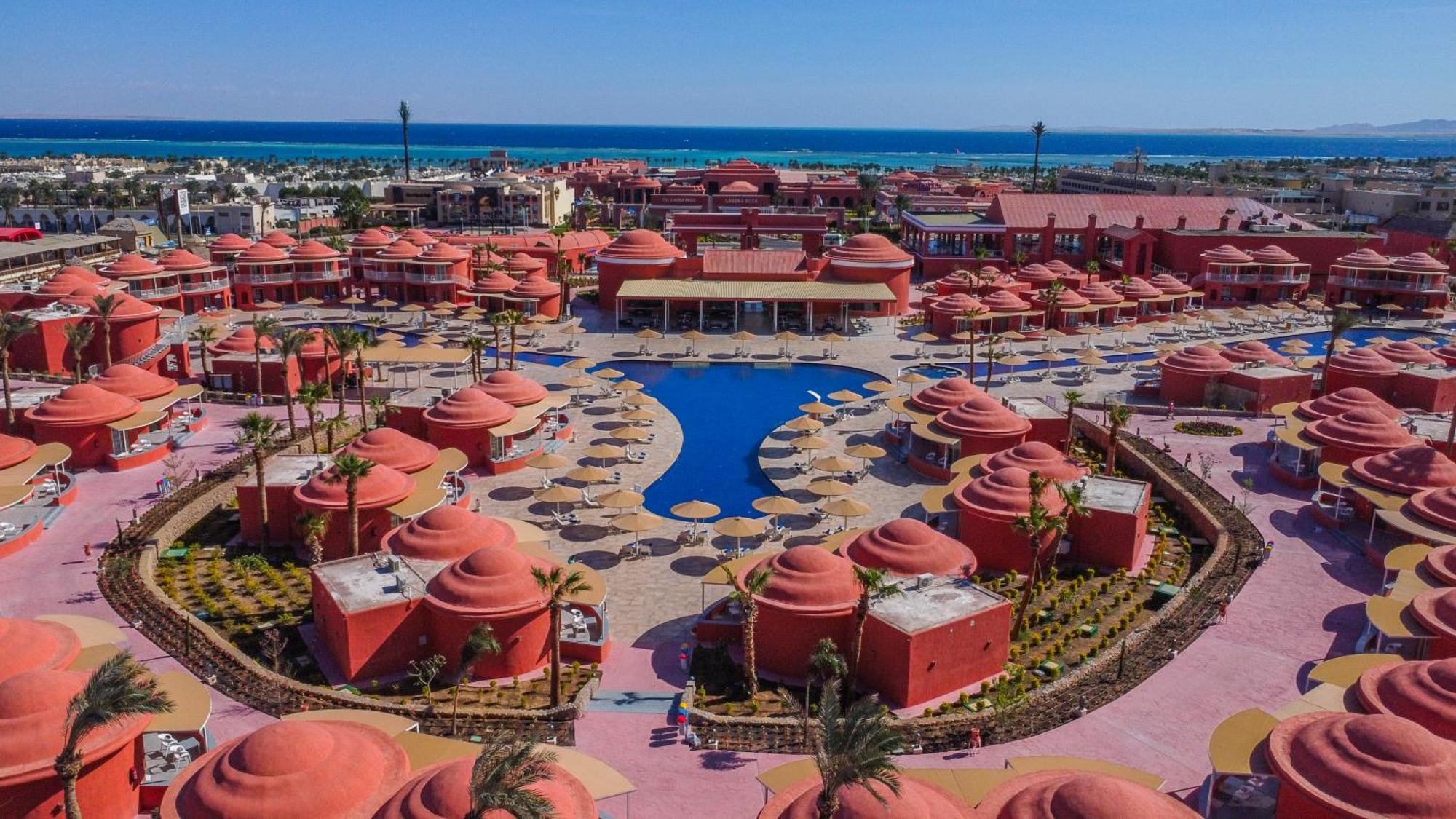 Pickalbatros Laguna Club Resort Sharm El Sheikh Екстер'єр фото Aerial view of the resort