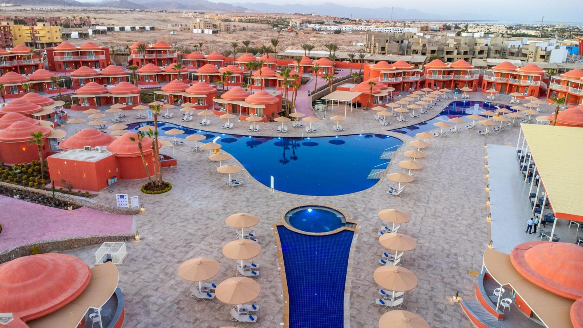 Pickalbatros Laguna Club Resort Sharm El Sheikh Екстер'єр фото Aerial view of the resort