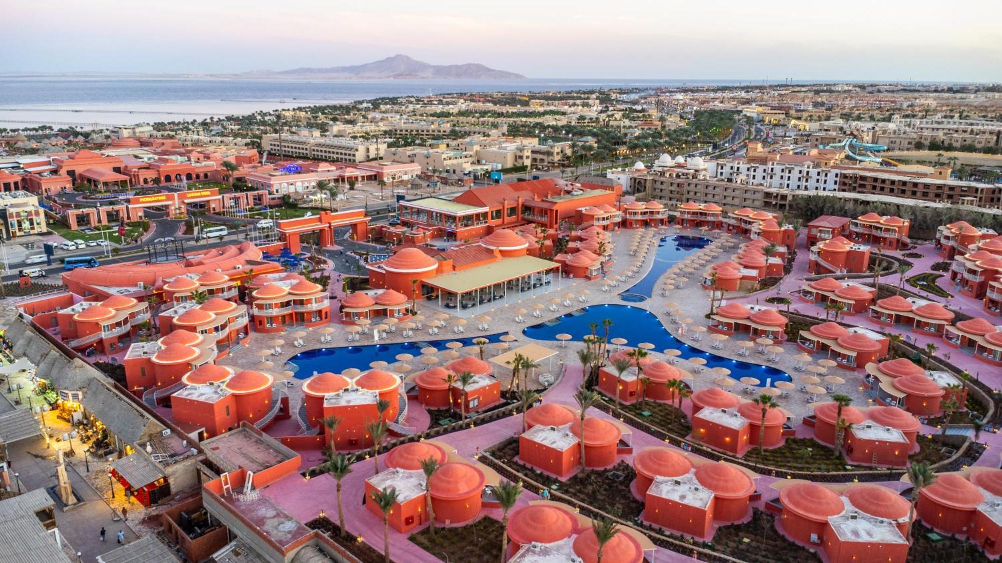 Pickalbatros Laguna Club Resort Sharm El Sheikh Екстер'єр фото Aerial view of the resort