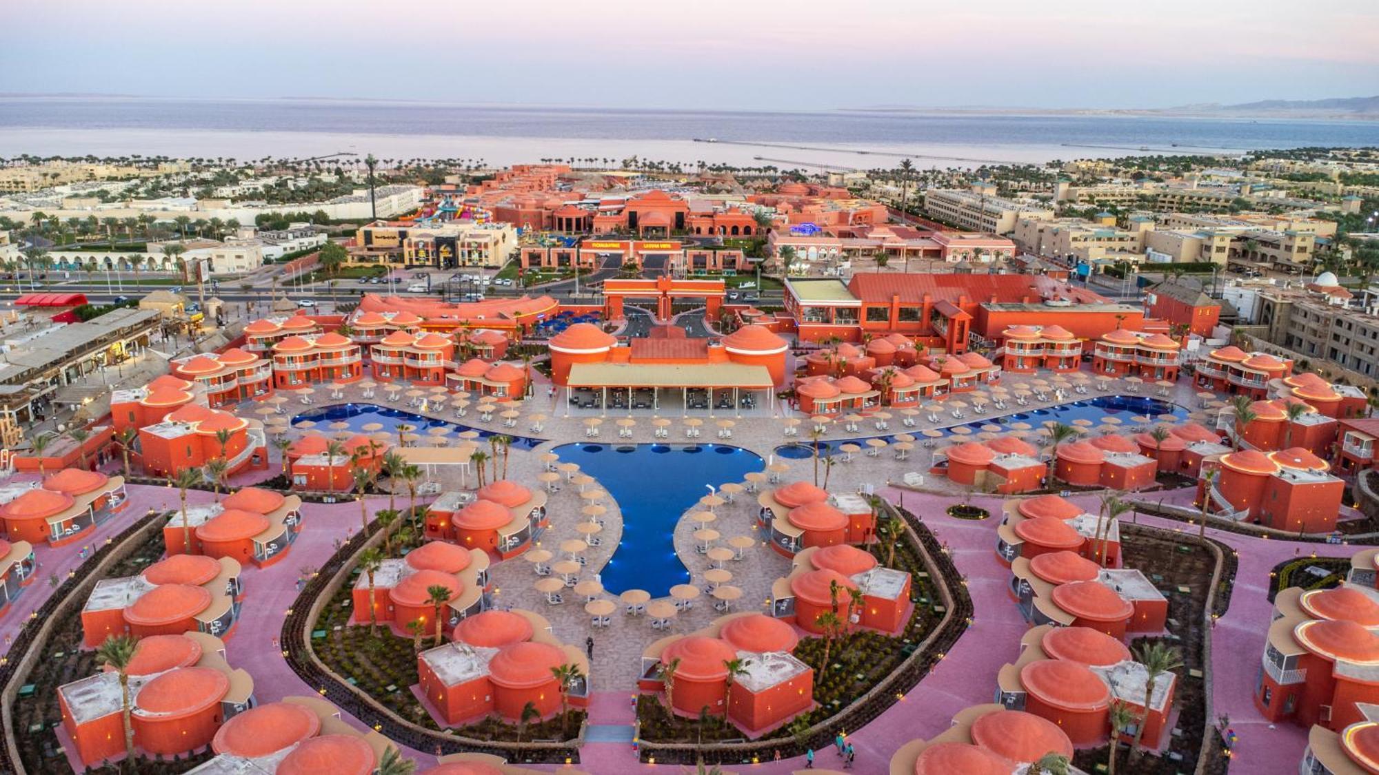 Pickalbatros Laguna Club Resort Sharm El Sheikh Екстер'єр фото Aerial view of the resort